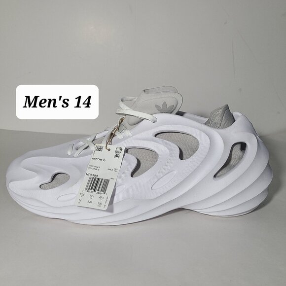 Adidas AdiFOM Q Adiplus Cloud White Gray Men Shoes Size 14 NWT main image 7